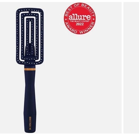 British M Flex Gentle Brush less stress on hair + faster dry time easy to use - Picture 1 of 4